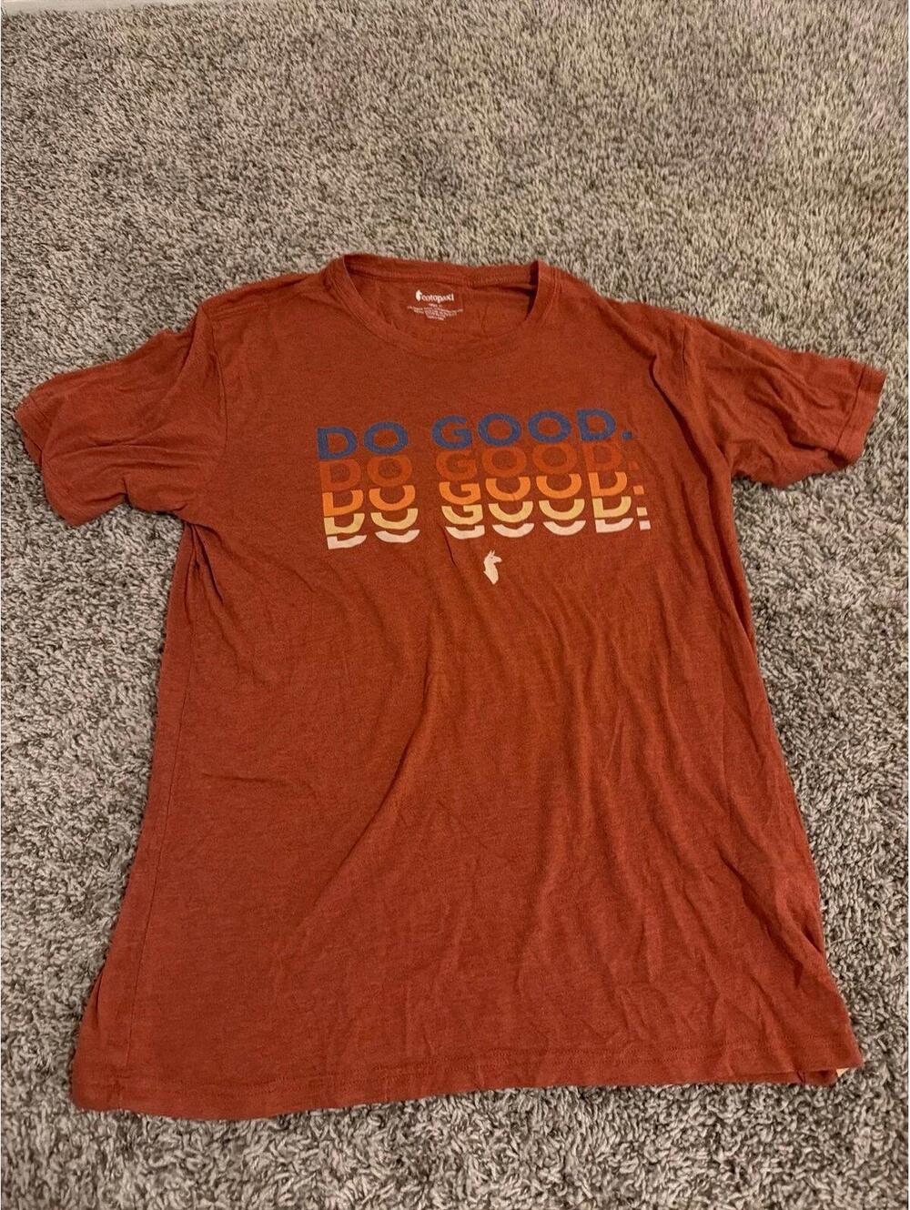 Cotopaxi Mens Orange Casual T-Shirt XL